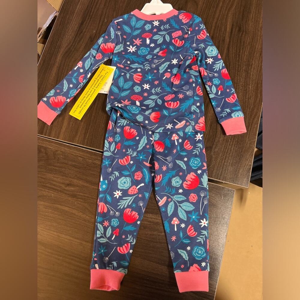 Tucker + Tate Navy Fungi Floral Pajamas- Size 18-24 months